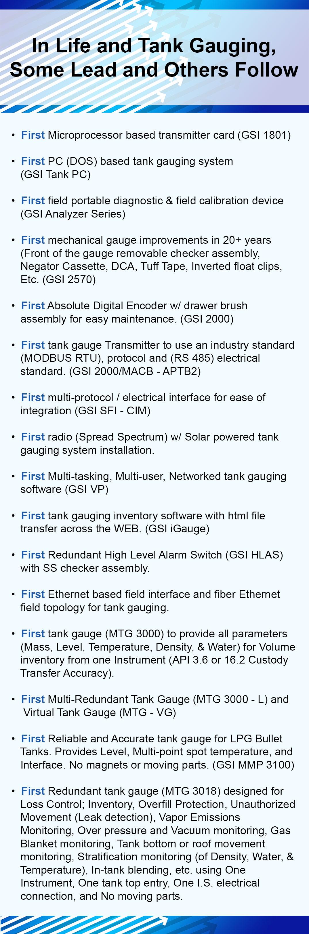 Gauging Systems Inc. Leaders in Tank Gauging